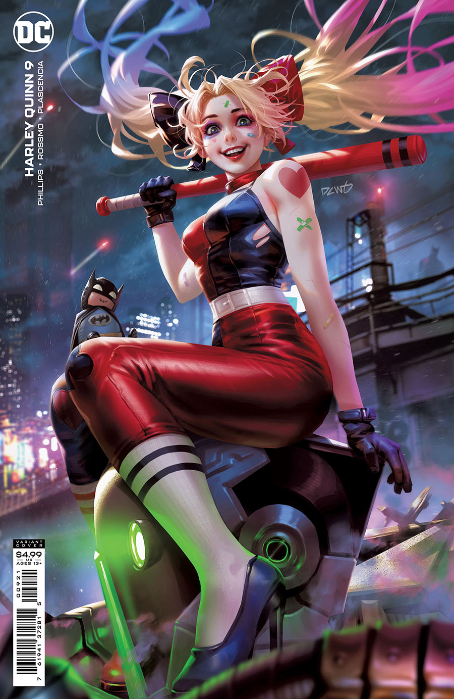 Harley Quinn Vol 4 #9 Cover B Variant Derrick Chew Card Stock Cover (Fear State Tie-In)