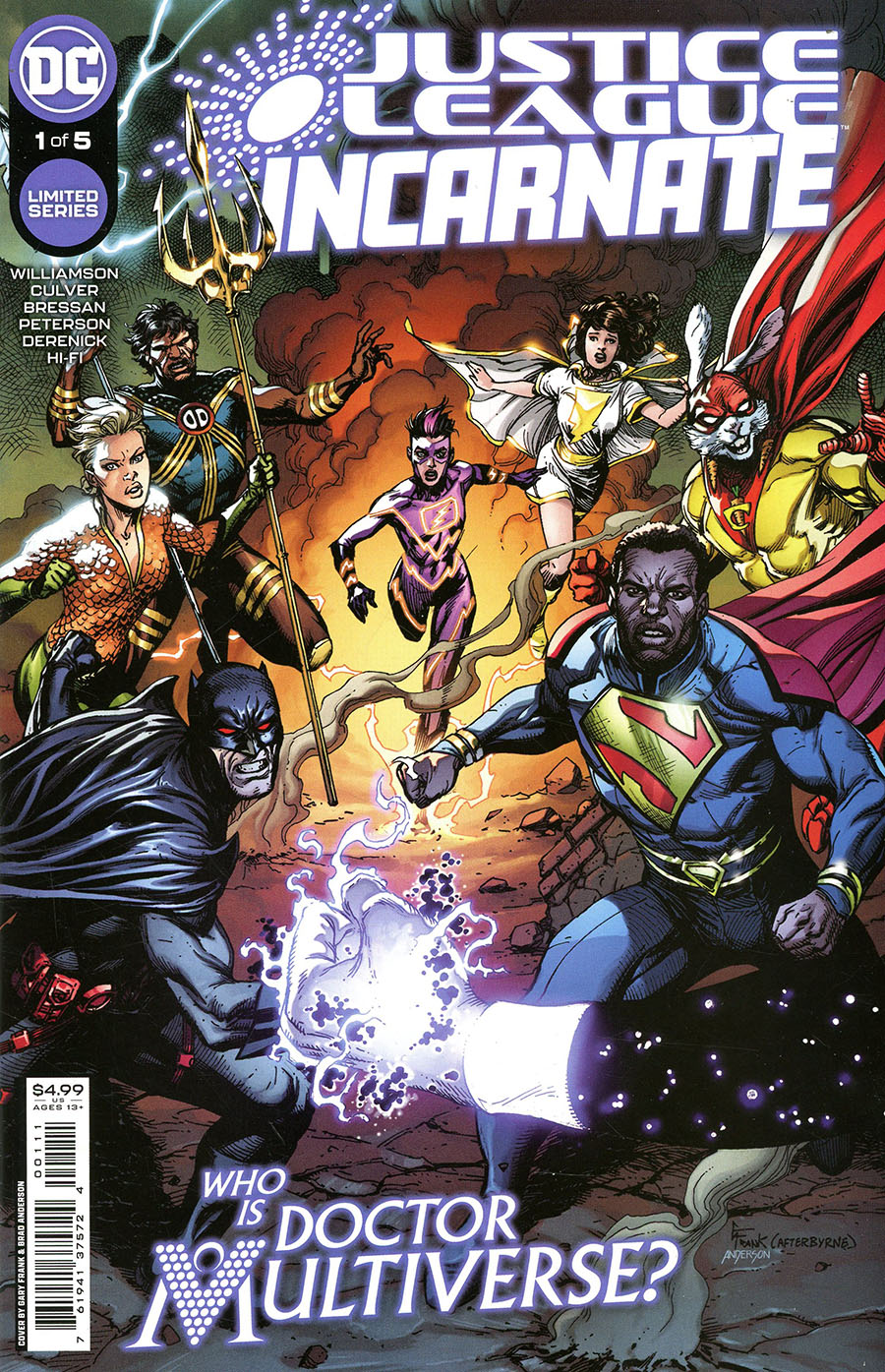 Justice League Incarnate #1 Cover A Regular Gary Frank & Brad Anderson Cover