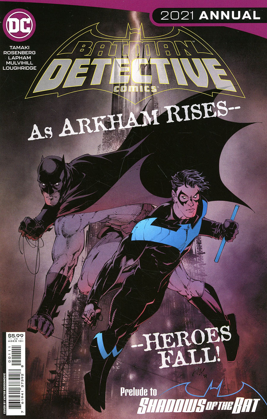 Detective Comics Vol 2 2021 Annual #1 (One Shot) Cover A Regular Viktor Bogdanovic Cover
