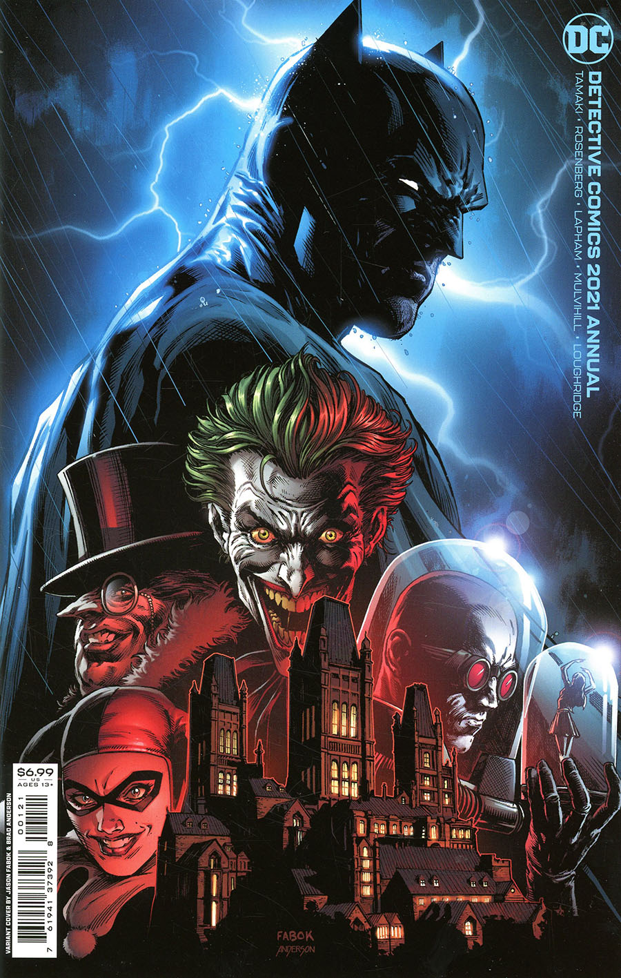Detective Comics Vol 2 2021 Annual #1 (One Shot) Cover B Variant Jason Fabok & Brad Anderson Card Stock Cover