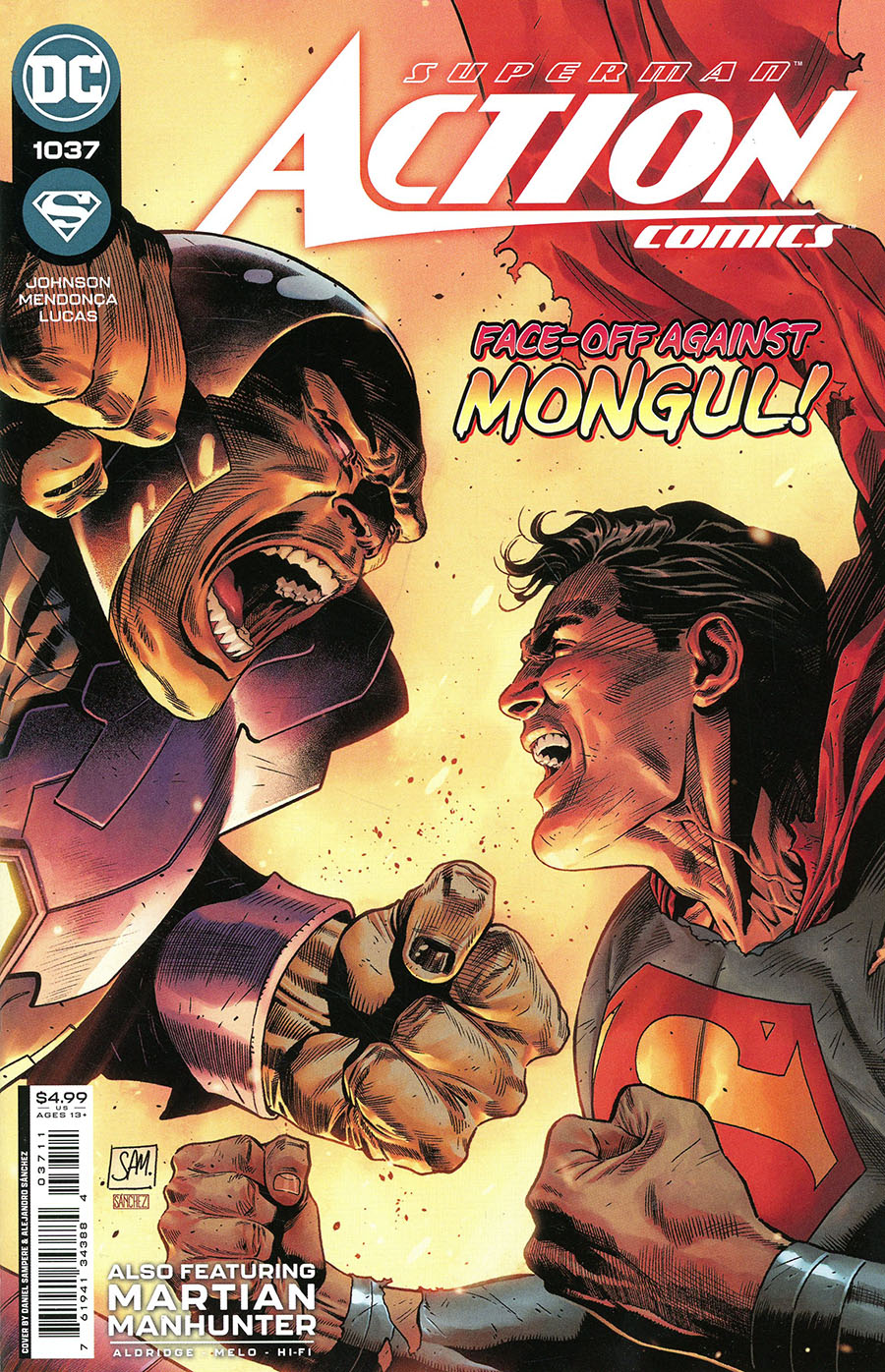 Action Comics Vol 2 #1037 Cover A Regular Daniel Sampere & Alejandro Sanchez Cover