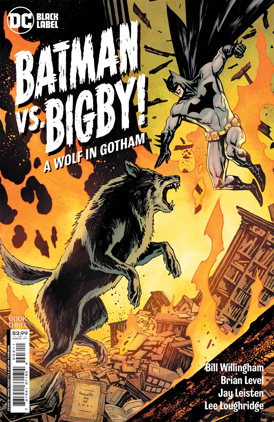 Batman vs Bigby A Wolf In Gotham #3 Cover A Regular Yanick Paquette & Nathan Fairbairn Cover