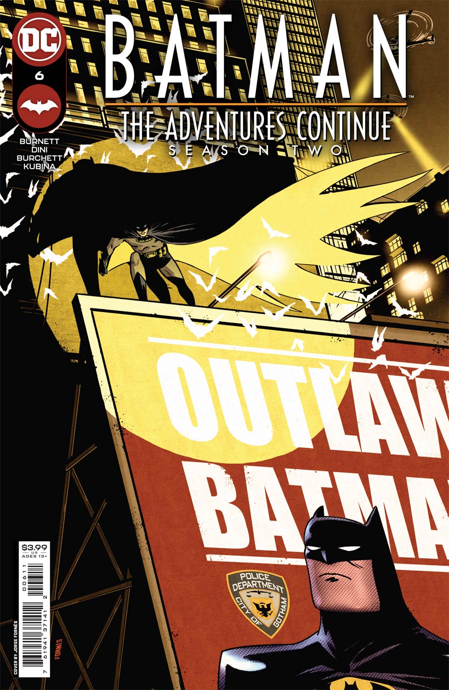 Batman The Adventures Continue Season II #6 Cover A Regular Jorge Fornes Cover