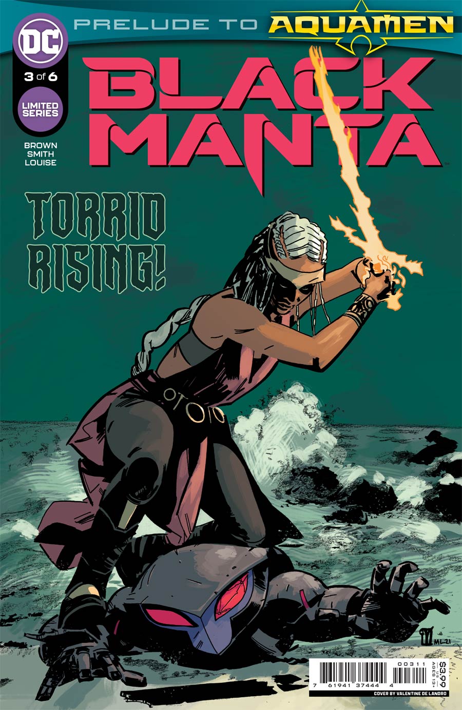 Black Manta #3 Cover A Regular Valentine De Landro & Marissa Louise Cover