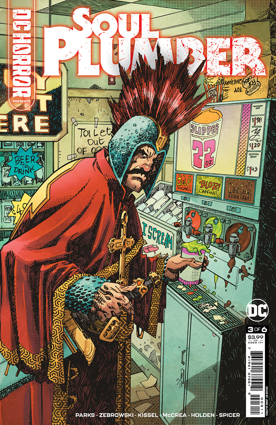 DC Horror Presents Soul Plumber #3 Cover A Regular John McCrea Cover
