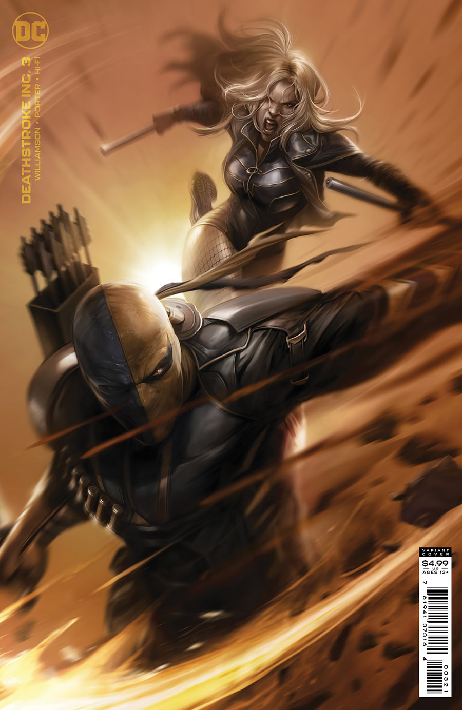 Deathstroke Inc #3 Cover B Variant Francesco Mattina Card Stock Cover