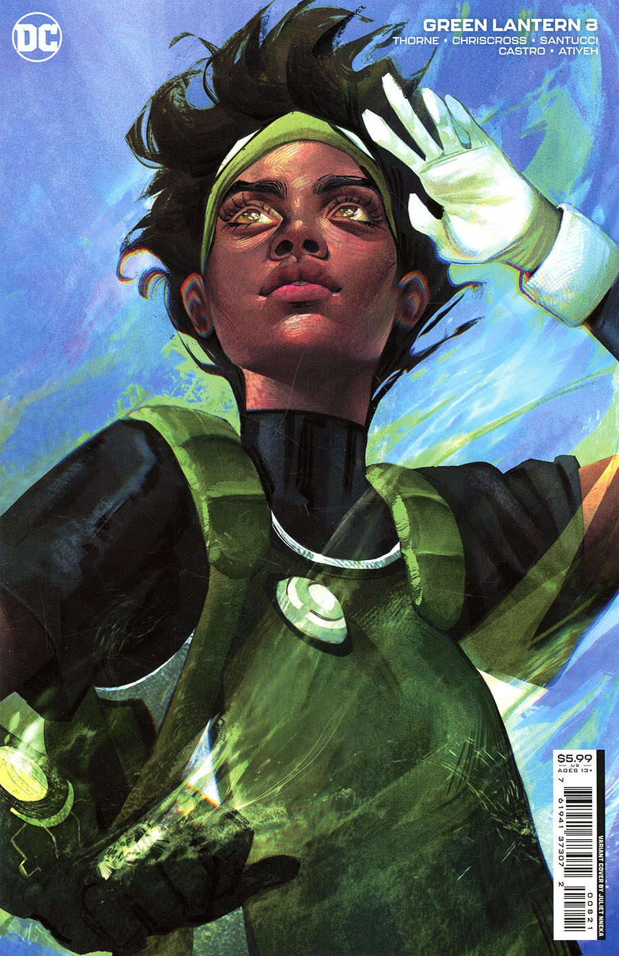 Green Lantern Vol 7 #8 Cover B Variant Juliet Nneka Card Stock Cover