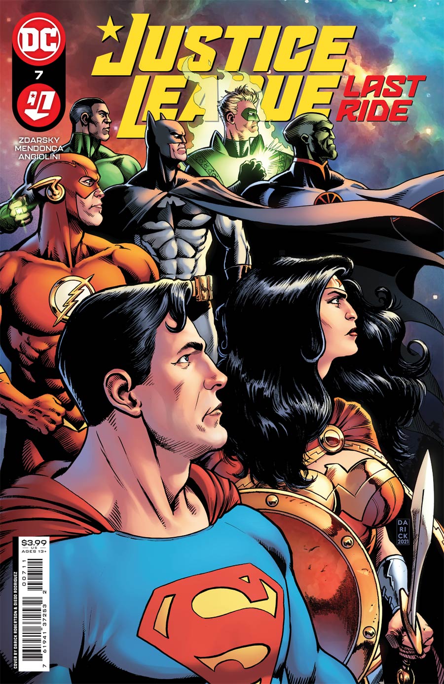 Justice League Last Ride #7 Cover A Regular Darick Robertson Cover