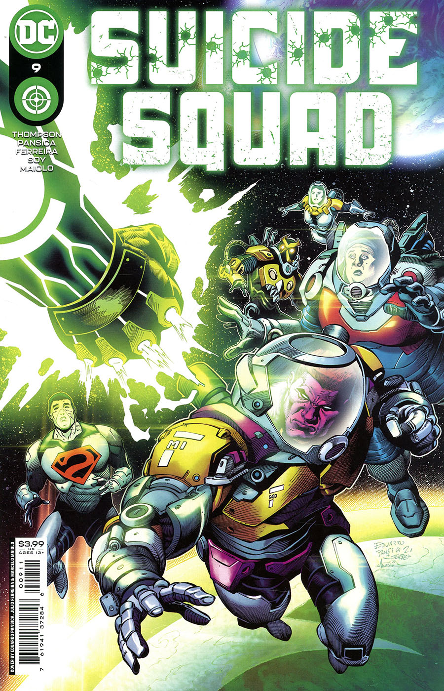 Suicide Squad Vol 6 #9 Cover A Regular Eduardo Pansica Julio Ferreira Marcelo Maiolo Cover