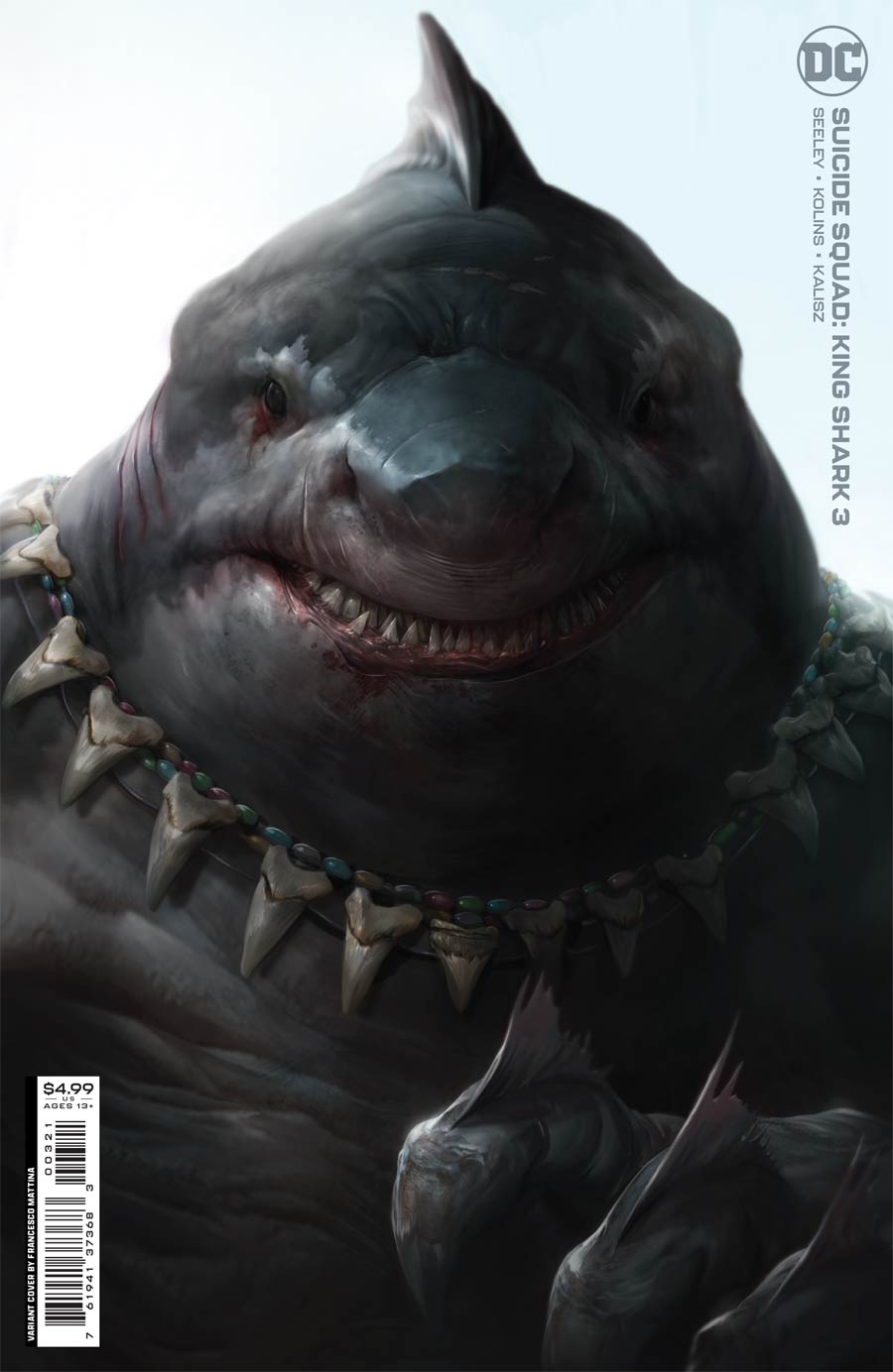 Suicide Squad King Shark #3 Cover B Variant Francesco Mattina Card Stock Cover