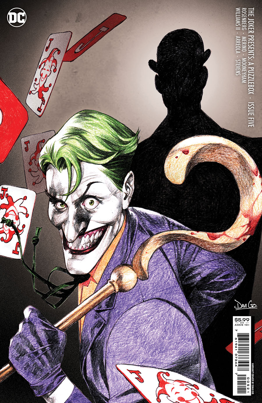 Joker Presents A Puzzlebox #5 Cover B Variant Davi Go Card Stock Cover
