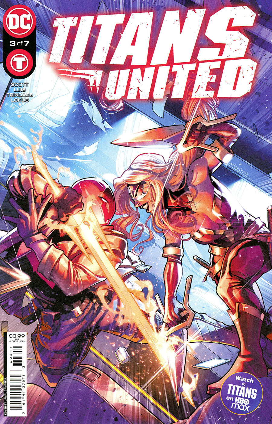 Titans United #3 Cover A Regular Jamal Campbell Cover