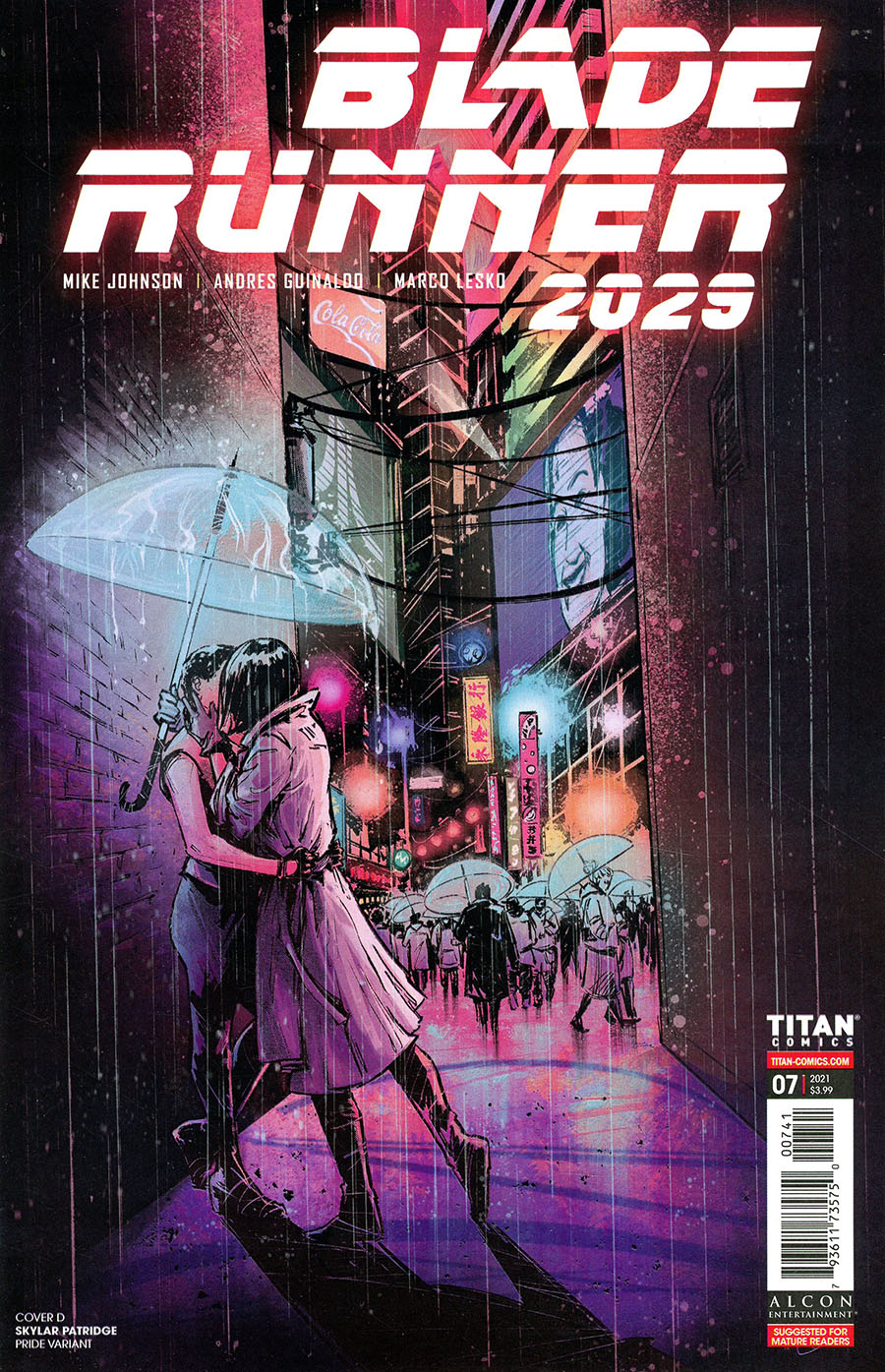 Blade Runner 2029 #7 Cover D Variant Skylar Patridge Pride Cover