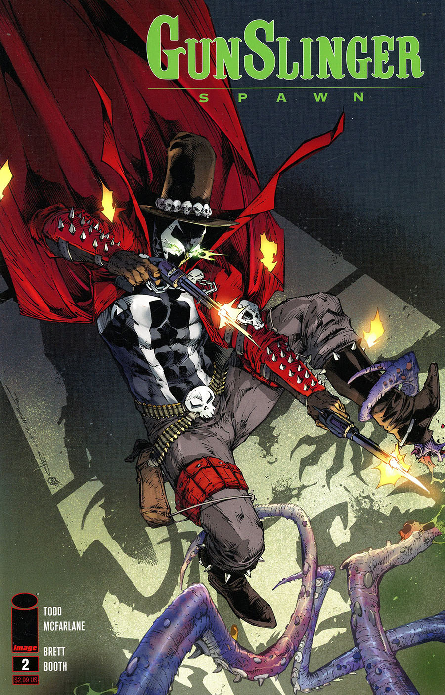 GUNSLINGER SPAWN #4 1ST PRINTING BOOTH MAIN COVER A IMAGE COMICS 2022