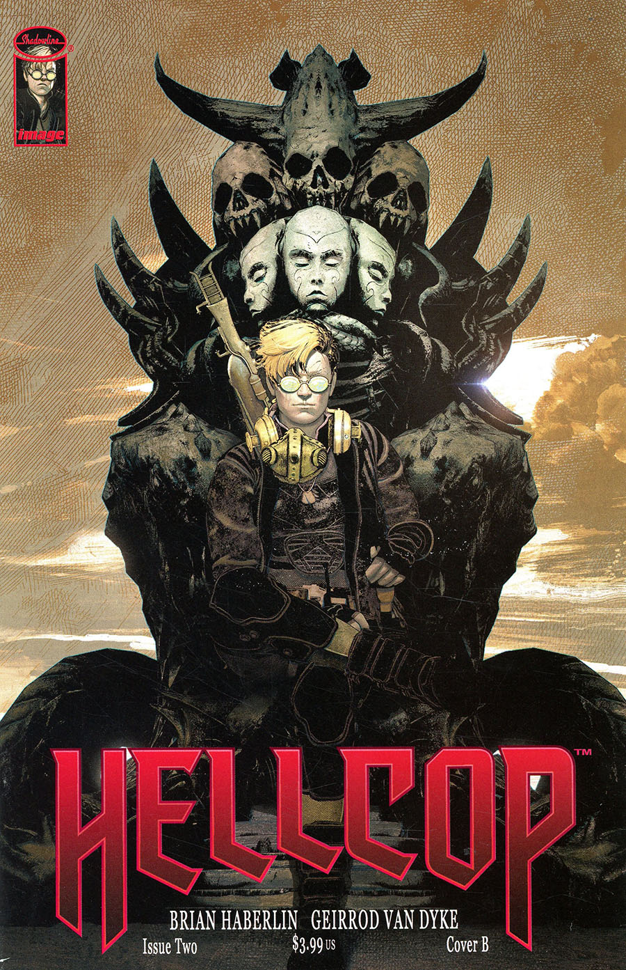 Hellcop Vol 2 #2 Cover B Variant Brian Haberlin & Geirrod Van Dyke Cover