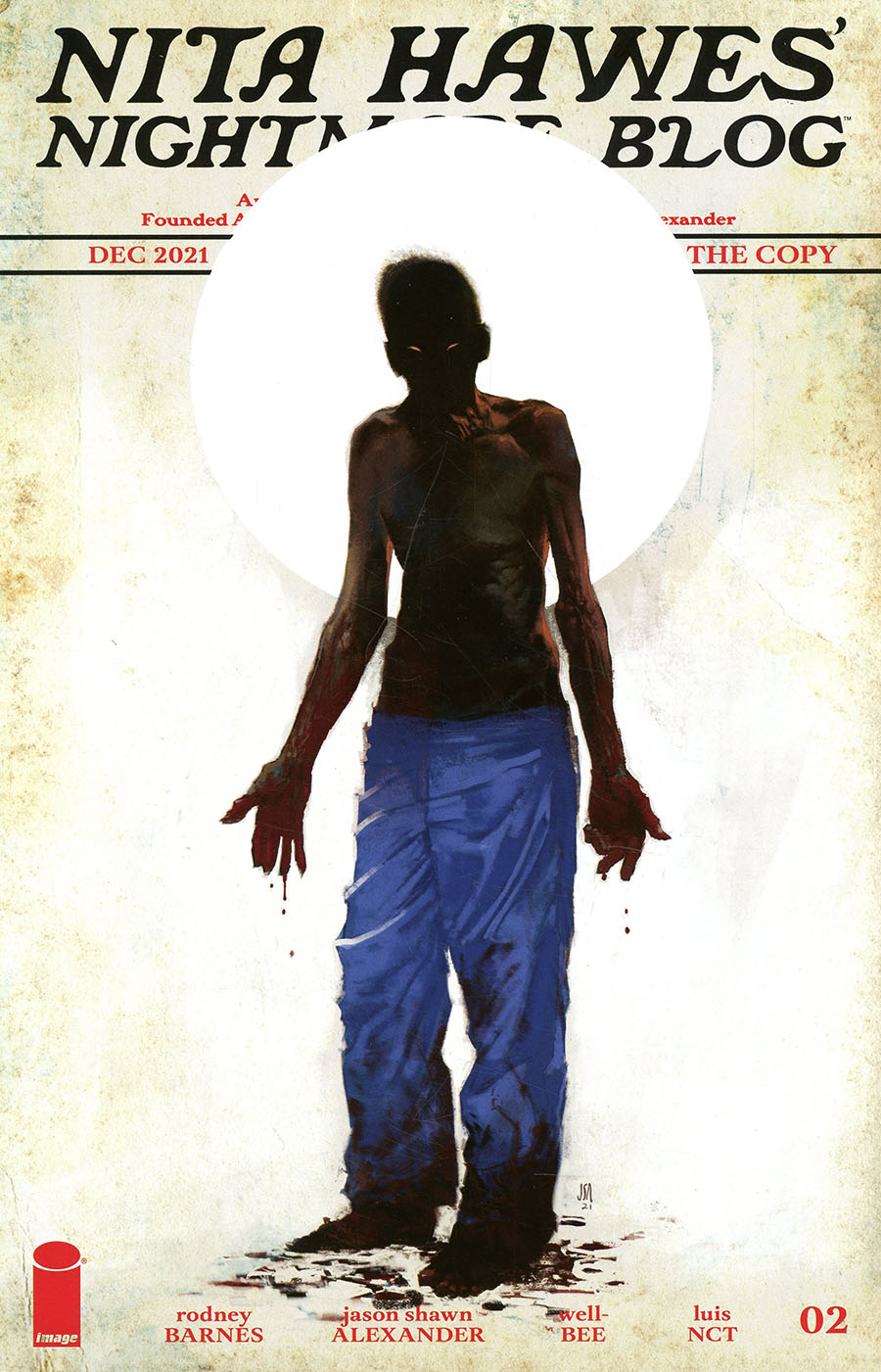 Nita Hawes Nightmare Blog #2 Cover B Variant Jason Shawn Alexander Cover