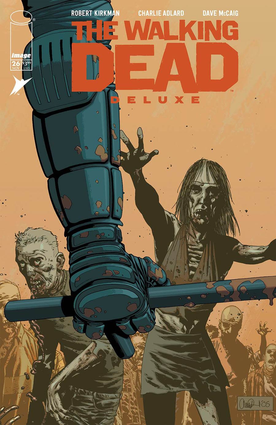 Walking Dead Deluxe #26 Cover B Variant Charlie Adlard & Dave McCaig Cover