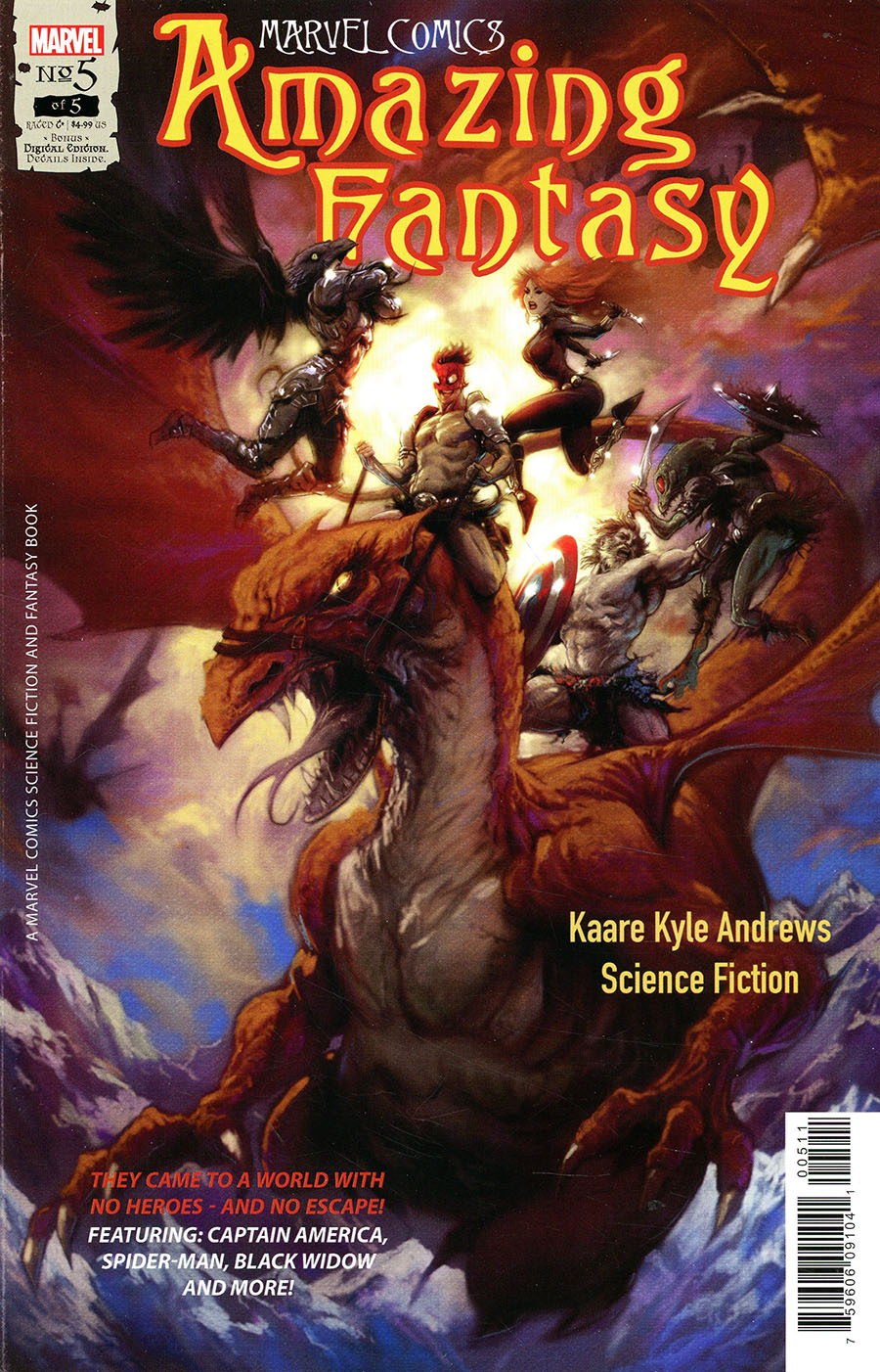 Amazing Fantasy Vol 3 #5 Cover A Regular Kaare Andrews Cover