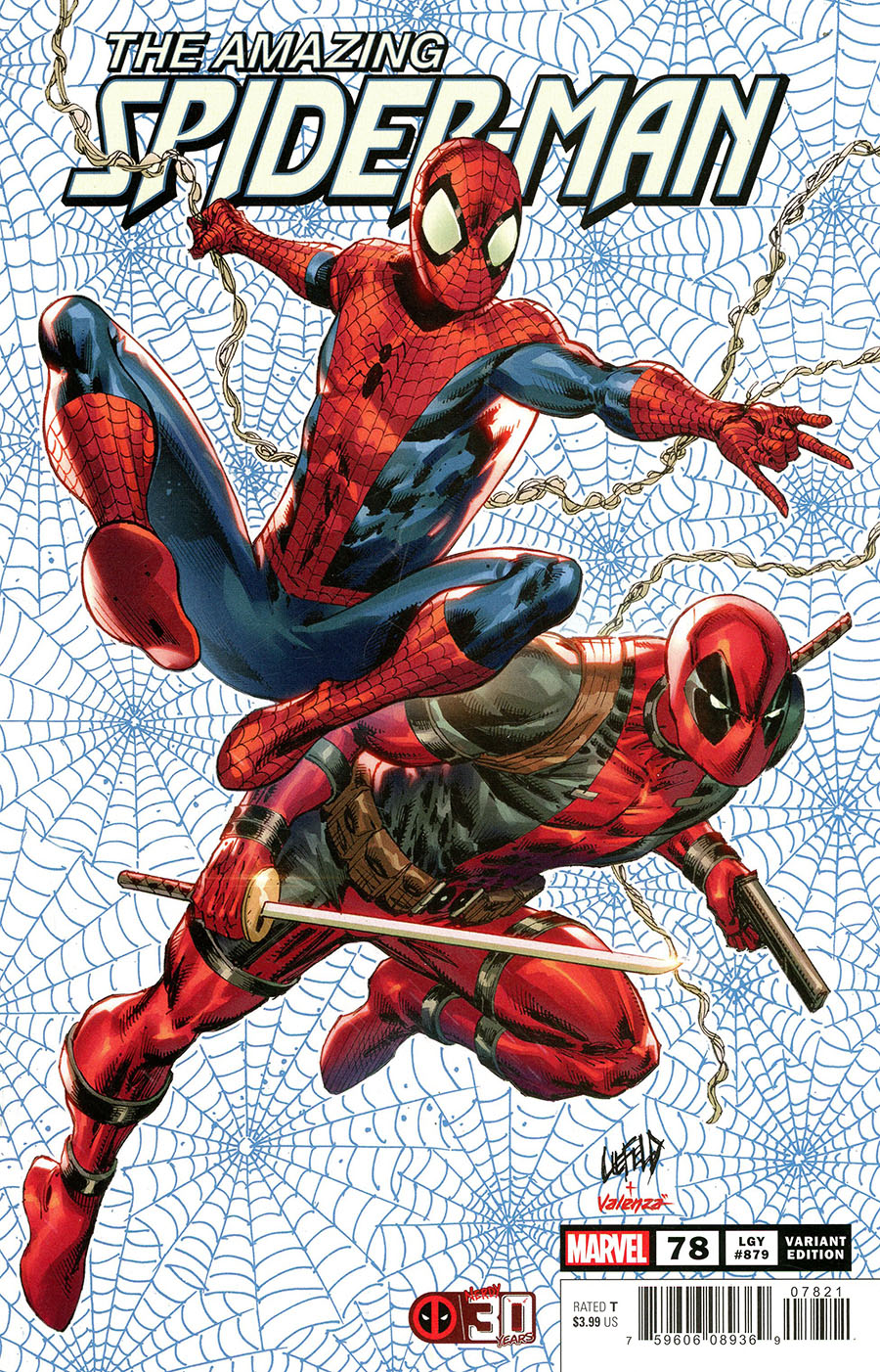 Amazing Spider-Man Vol 5 #78 Cover C Variant Rob Liefeld Deadpool 30th Anniversary Cover