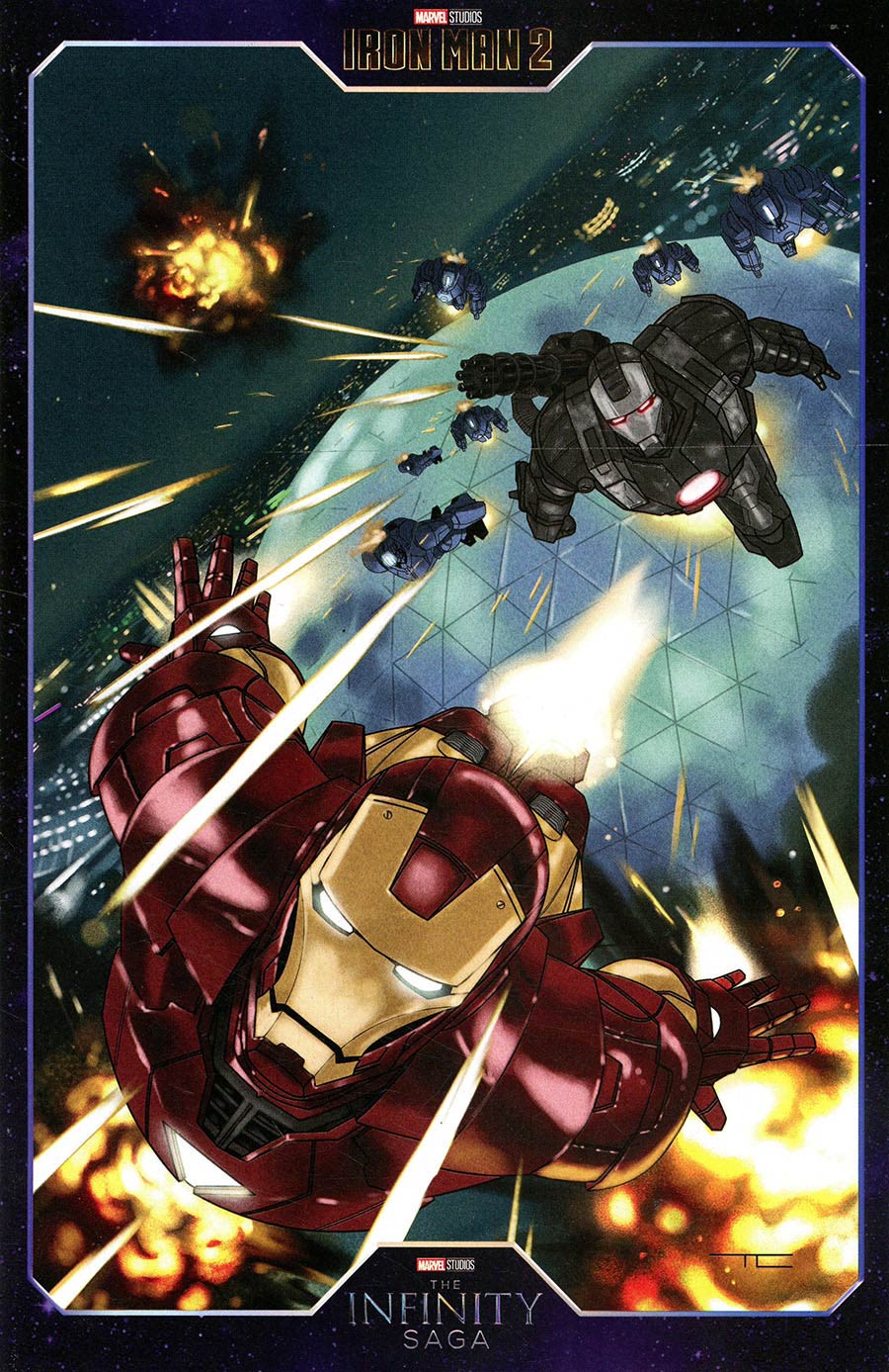Captain America Iron Man #1 Cover C Variant Taurin Clarke Iron Man 2 Infinity Saga Cover