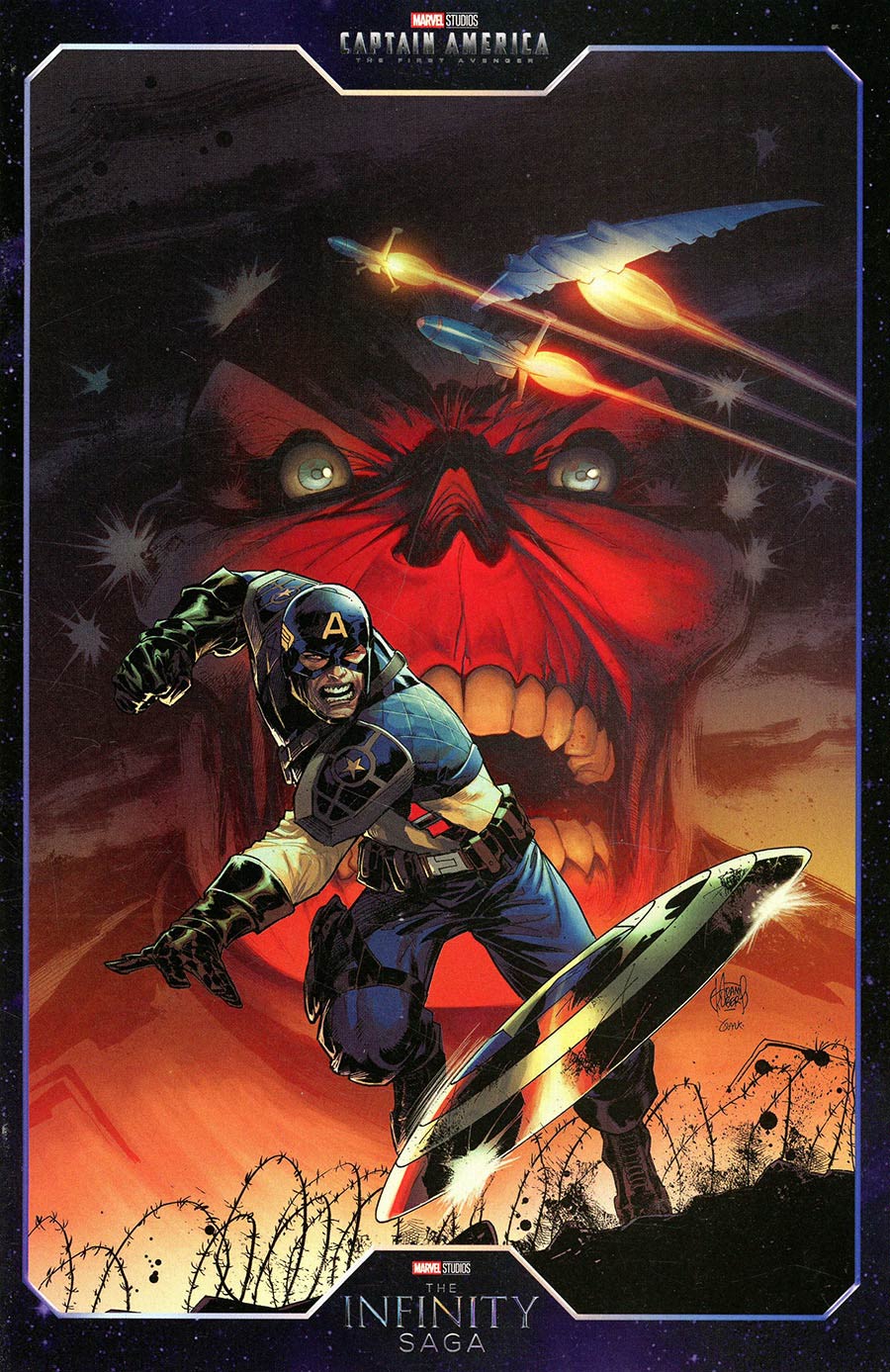 Captain America Iron Man #1 Cover D Variant Adam Kubert Captain America The First Avenger Infinity Saga Cover