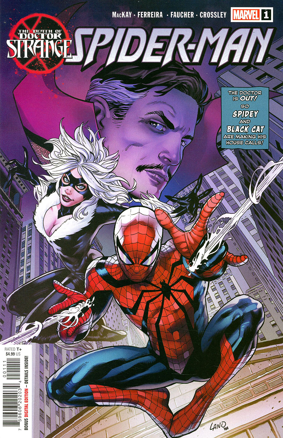 Death Of Doctor Strange Spider-Man #1 (One Shot) Cover A Regular Greg Land Cover
