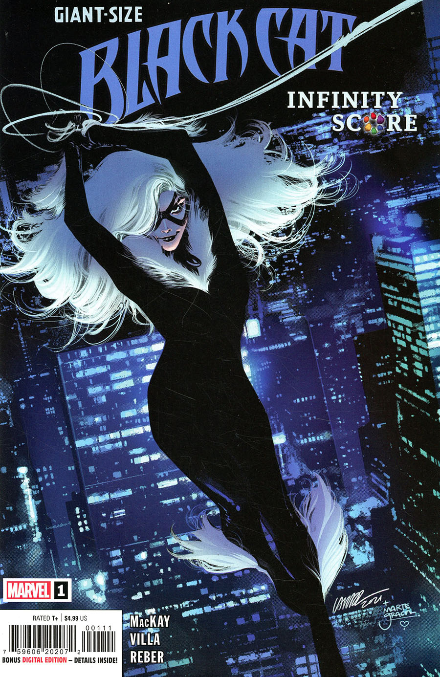 Giant-Size Black Cat Infinity Score #1 (One Shot) Cover A Regular Pepe Larraz Cover