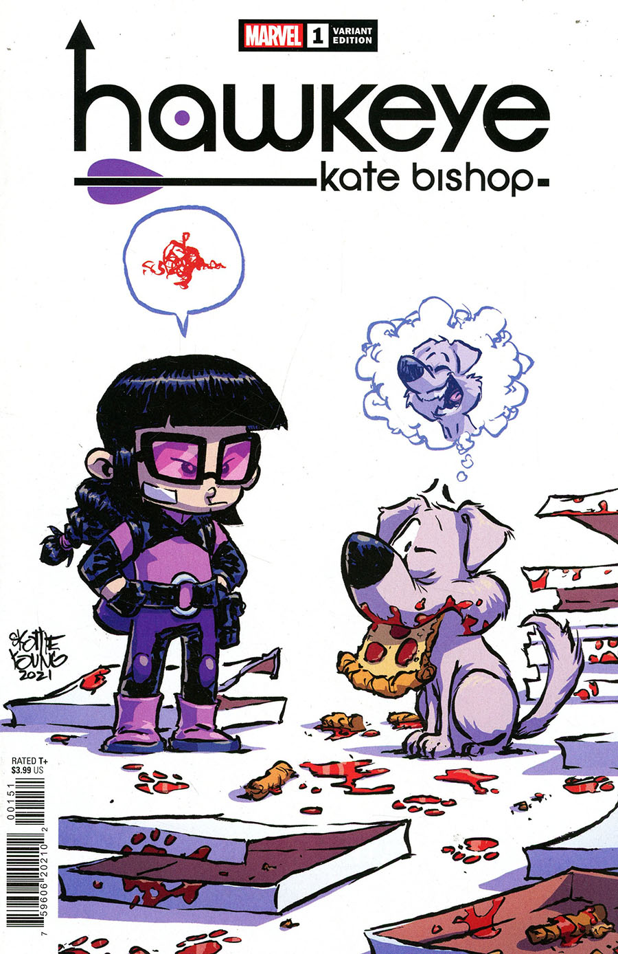 Hawkeye Kate Bishop #1 Cover D Variant Skottie Young Cover