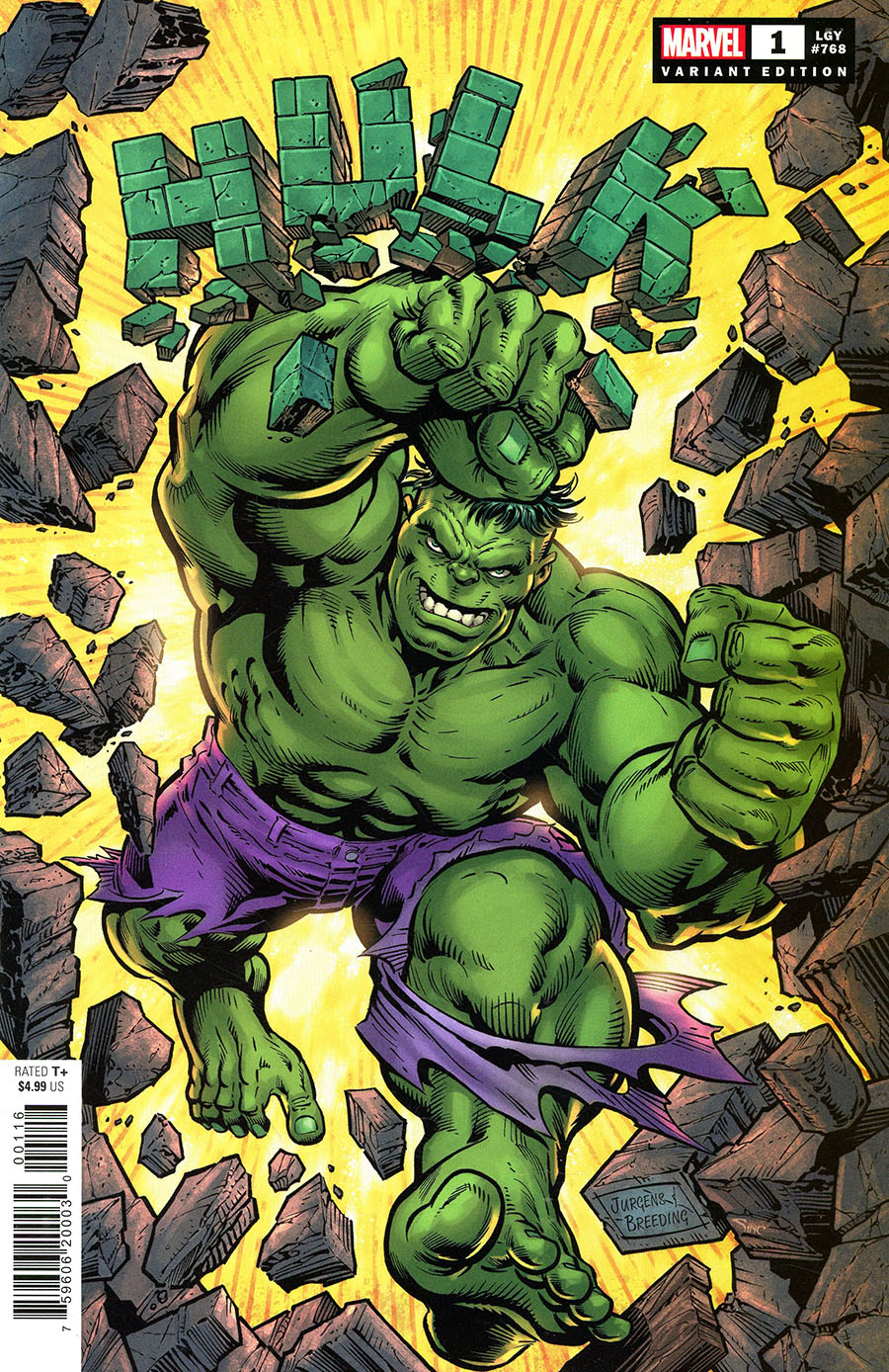 Hulk Vol 5 #1 Cover E Variant Dan Jurgens Cover