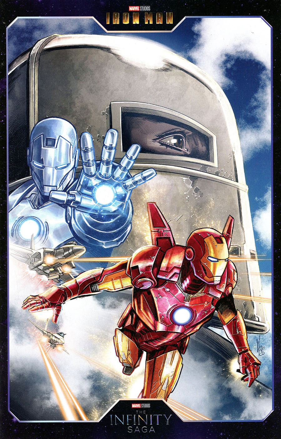 Iron Man Vol 6 #14 Cover B Variant Marco Checchetto Iron Man Infinity Saga Phase 1 Cover