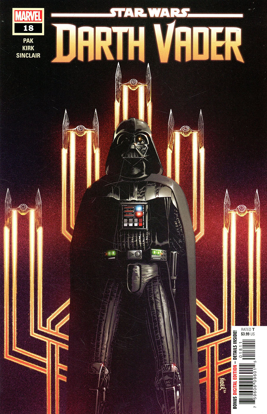 Star Wars Darth Vader #18 Cover A Regular Aaron Kuder Cover