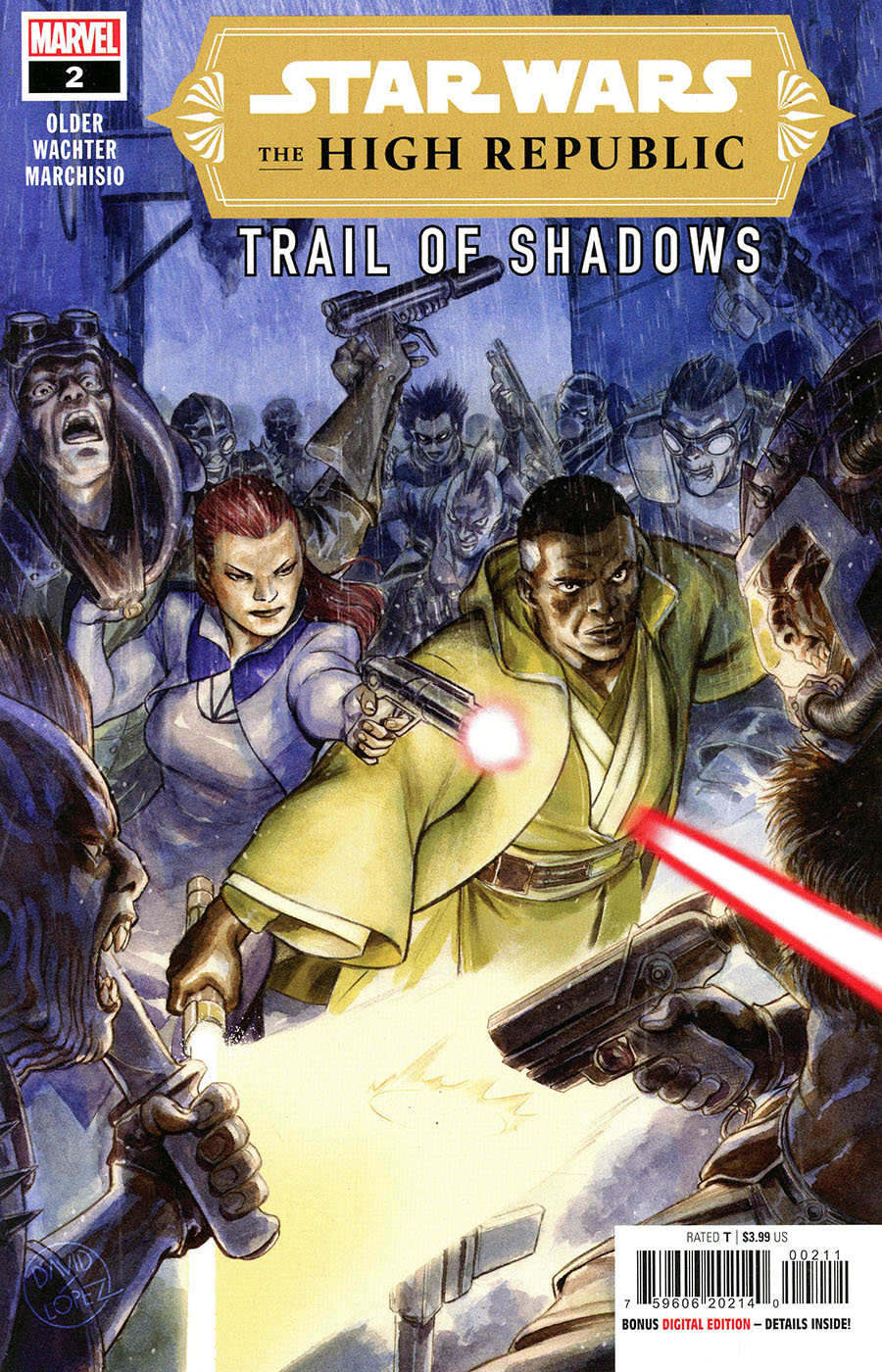 Star Wars The High Republic Trail Of Shadows #2 Cover A Regular David Lopez Cover