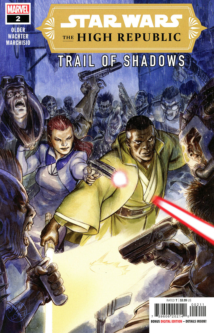 Star Wars High Republic Trail Of Shadows #2 Cover A Regular David Lopez Cover