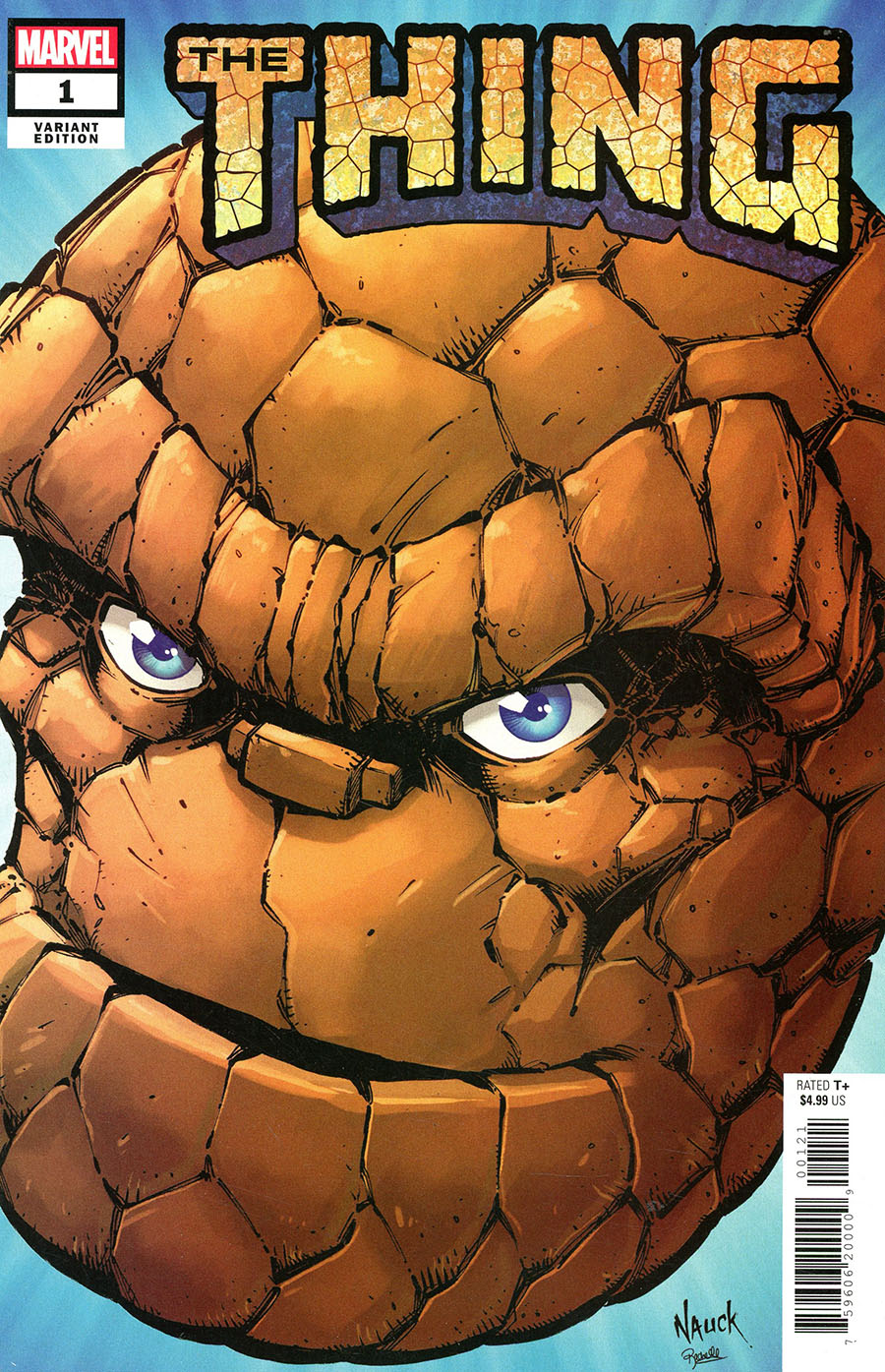 Thing Vol 3 #1 Cover B Variant Todd Nauck Headshot Cover