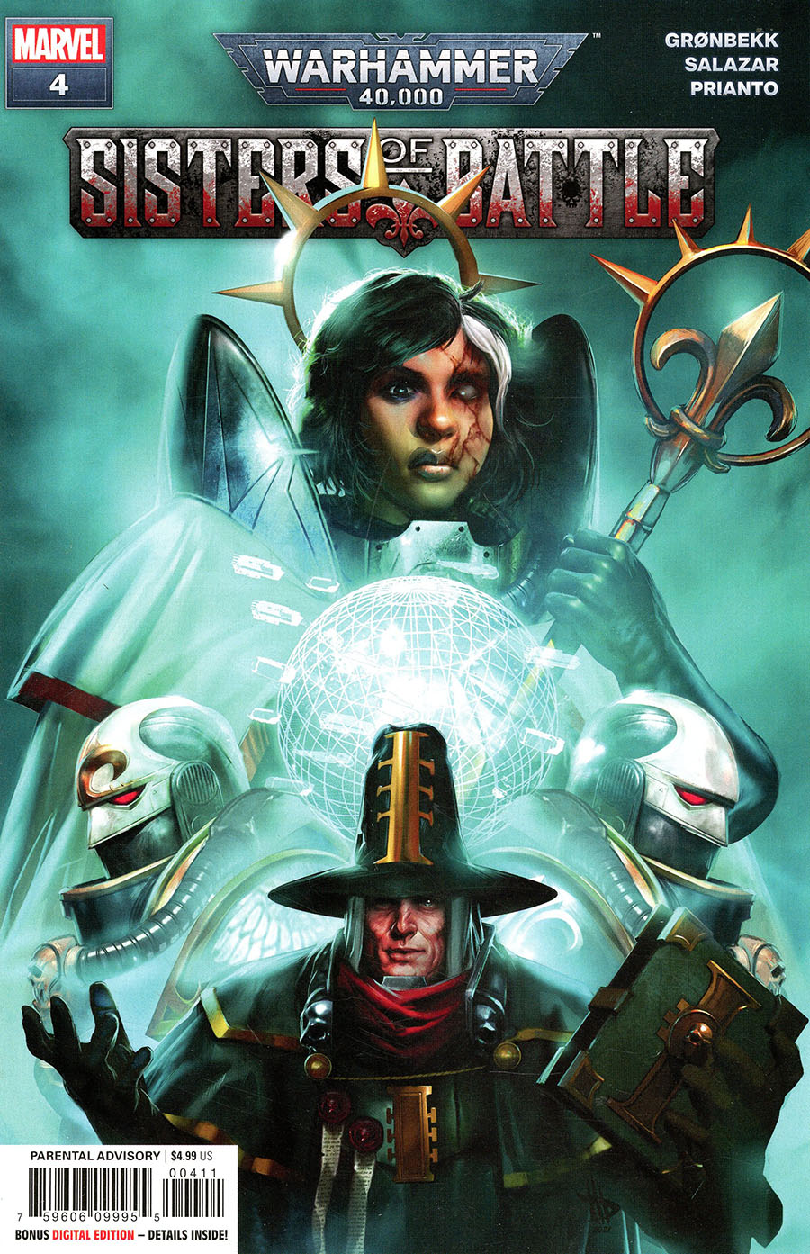 Warhammer 40000 Sisters Of Battle #4 Cover A Regular Dave Wilkins Cover