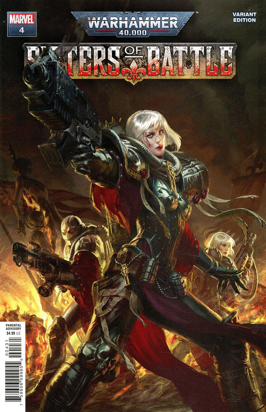 Warhammer 40000 Sisters Of Battle #4 Cover B Variant Games Workshop Cover