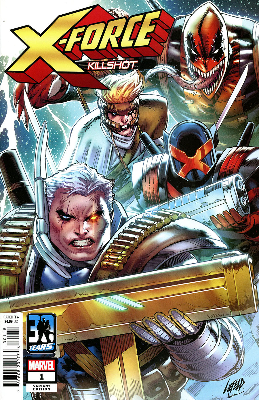 X-Force Killshot Anniversary Special #1 (One Shot) Cover B Variant Rob Liefeld Cover