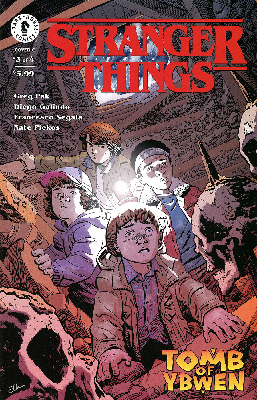 Stranger Things Tomb Of Ybwen #3 Cover C Variant Ethan Young Cover
