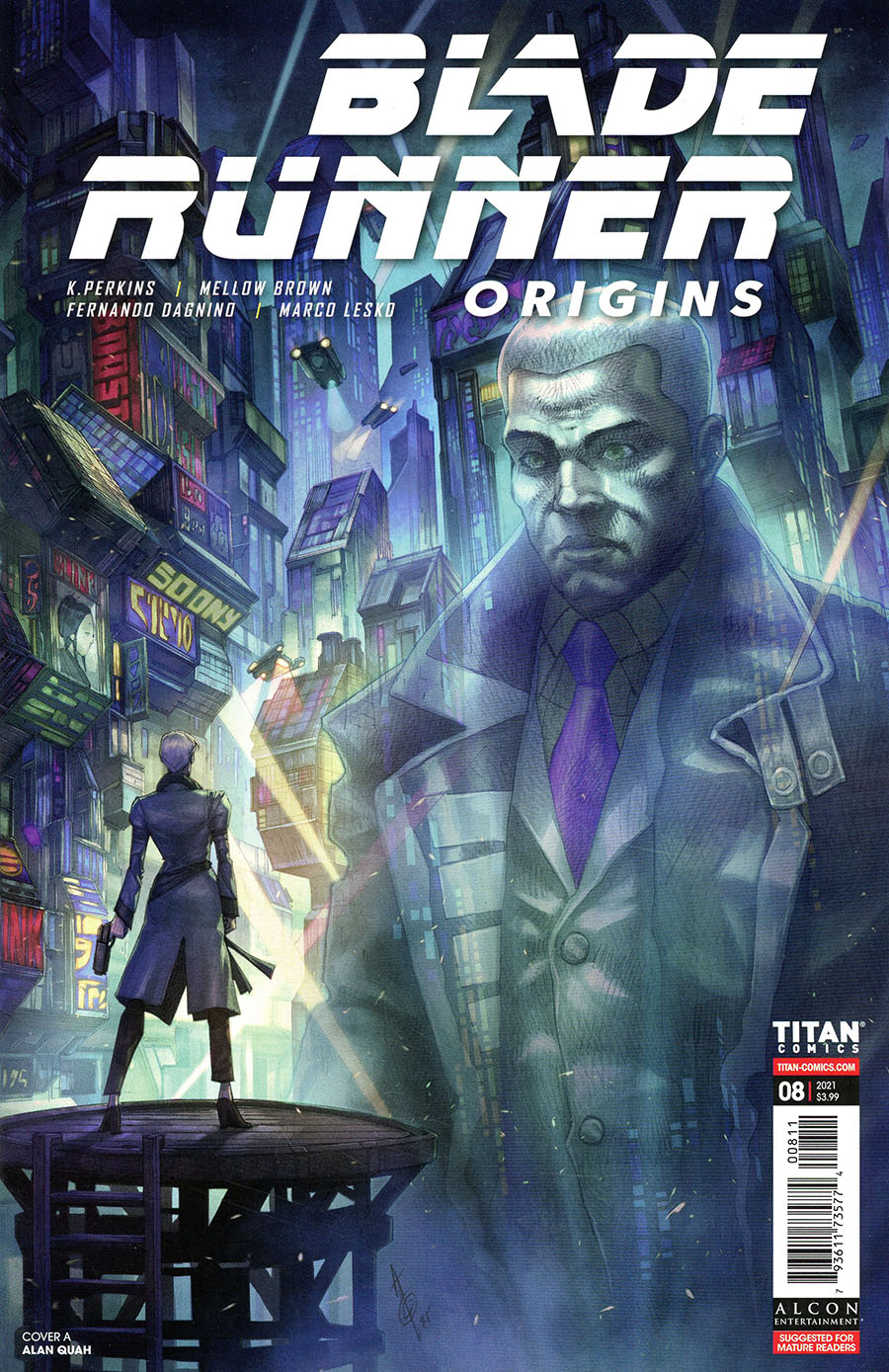 Blade Runner Origins #8 Cover A Regular Alan Quah Cover