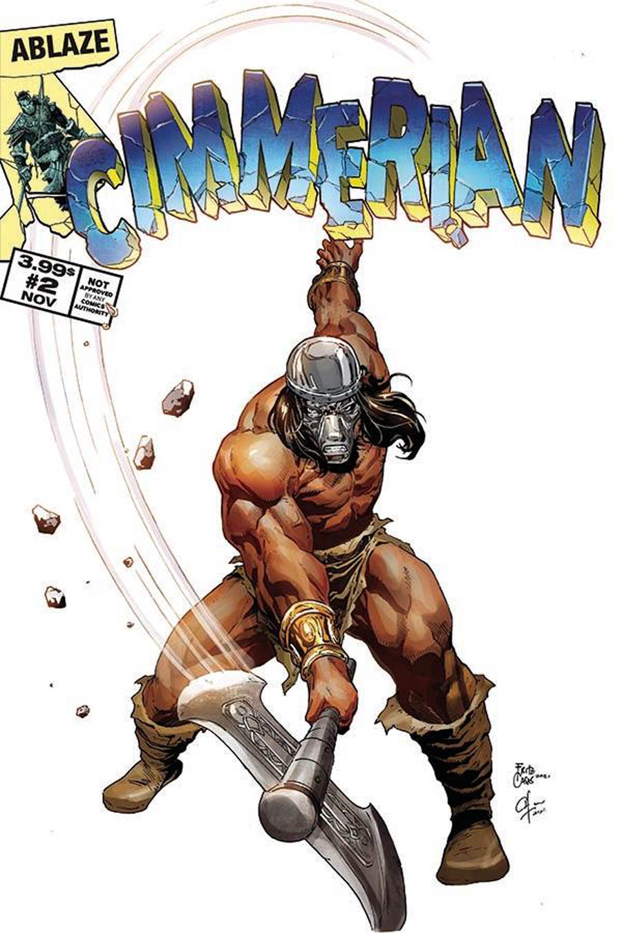 Cimmerian Beyond The Black River #2 Cover D Variant Fritz Casas Thor 337 Parody Cover