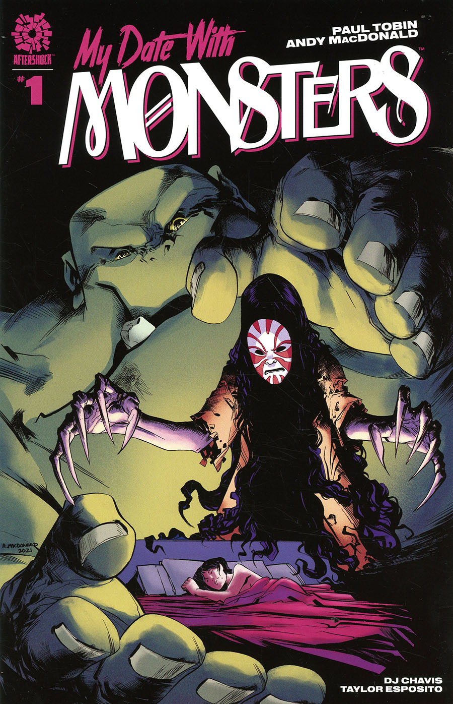 My Date With Monsters #1 Cover A Regular Andy MacDonald & DJ Chavis Cover