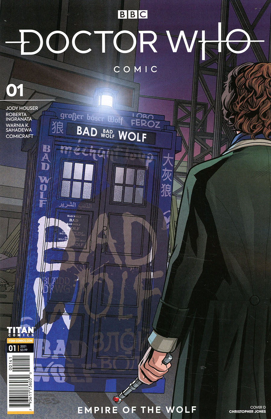 Doctor Who Empire Of The Wolf #1 Cover D Variant Christopher Jones Cover