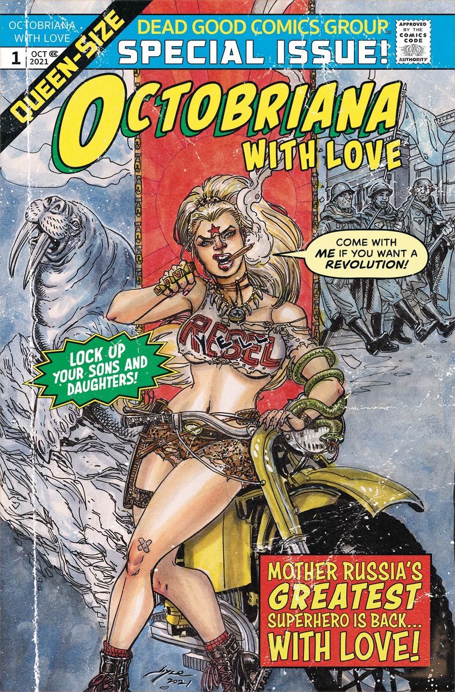 Octobriana With Love #1 Cover B Variant Joyce Chin Cover