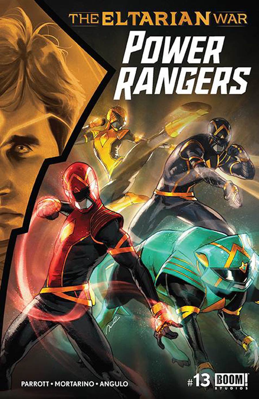 Power Rangers #13 Cover A Regular Gerald Parel Cover (The Eltarian War Part 2)