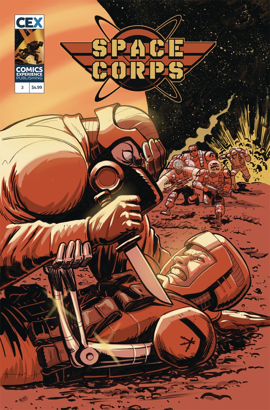 Space Corps #3 Cover A Regular Gannon Beck Cover