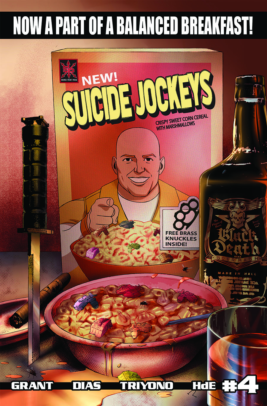 Suicide Jockeys #4 Cover B Variant Fabio Alves & Edson Ferreira Cover