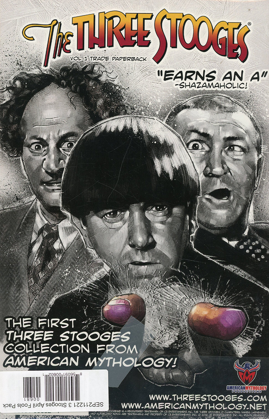 Three Stooges April Fools Day Reader Pack With Promo Trading Card