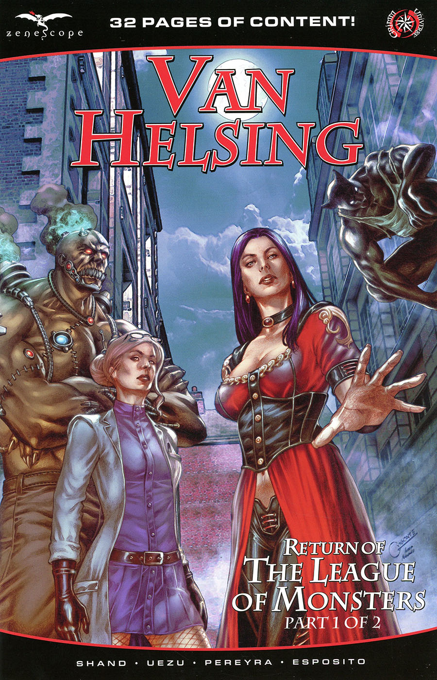 Grimm Fairy Tales Presents Van Helsing Return Of The League Of Monsters #1 Cover B Geebo Vigonte
