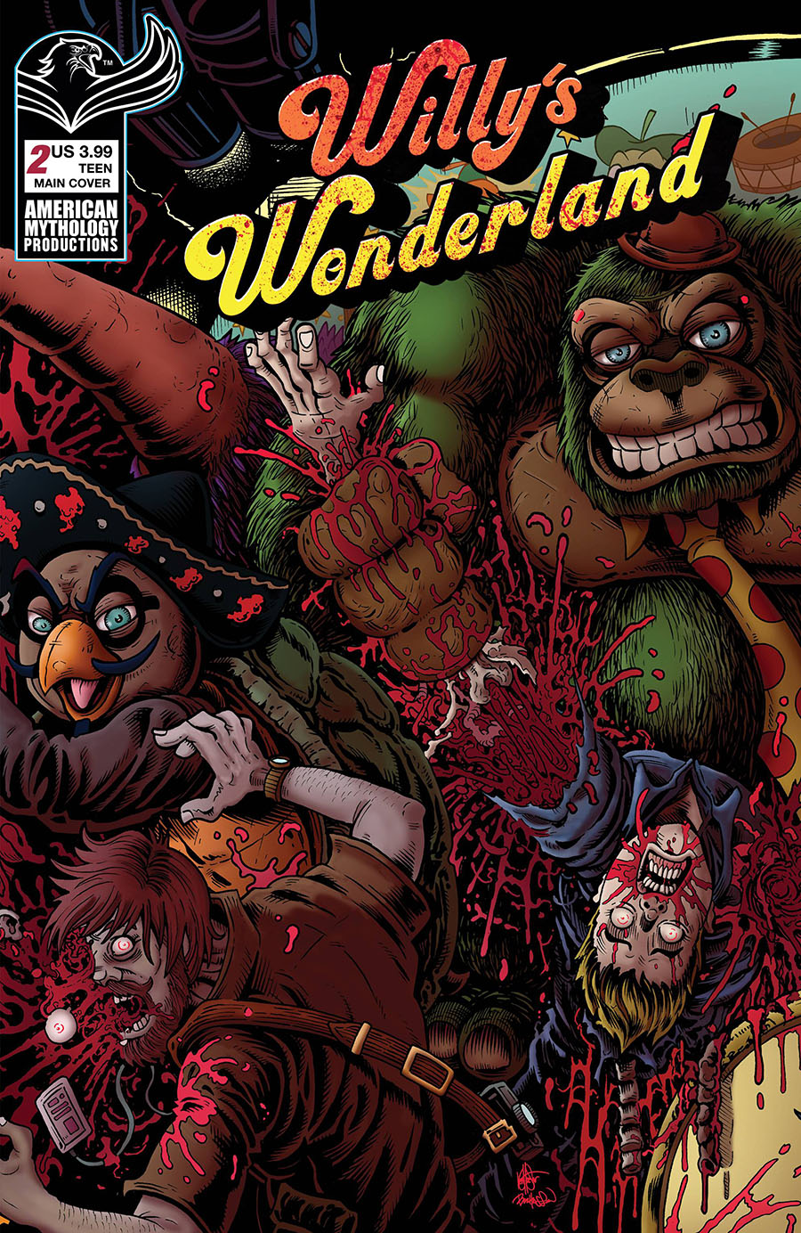 Willys Wonderland Prequel #2 Cover A Regular Buz Hasson & Ken Haeser Connecting Cover