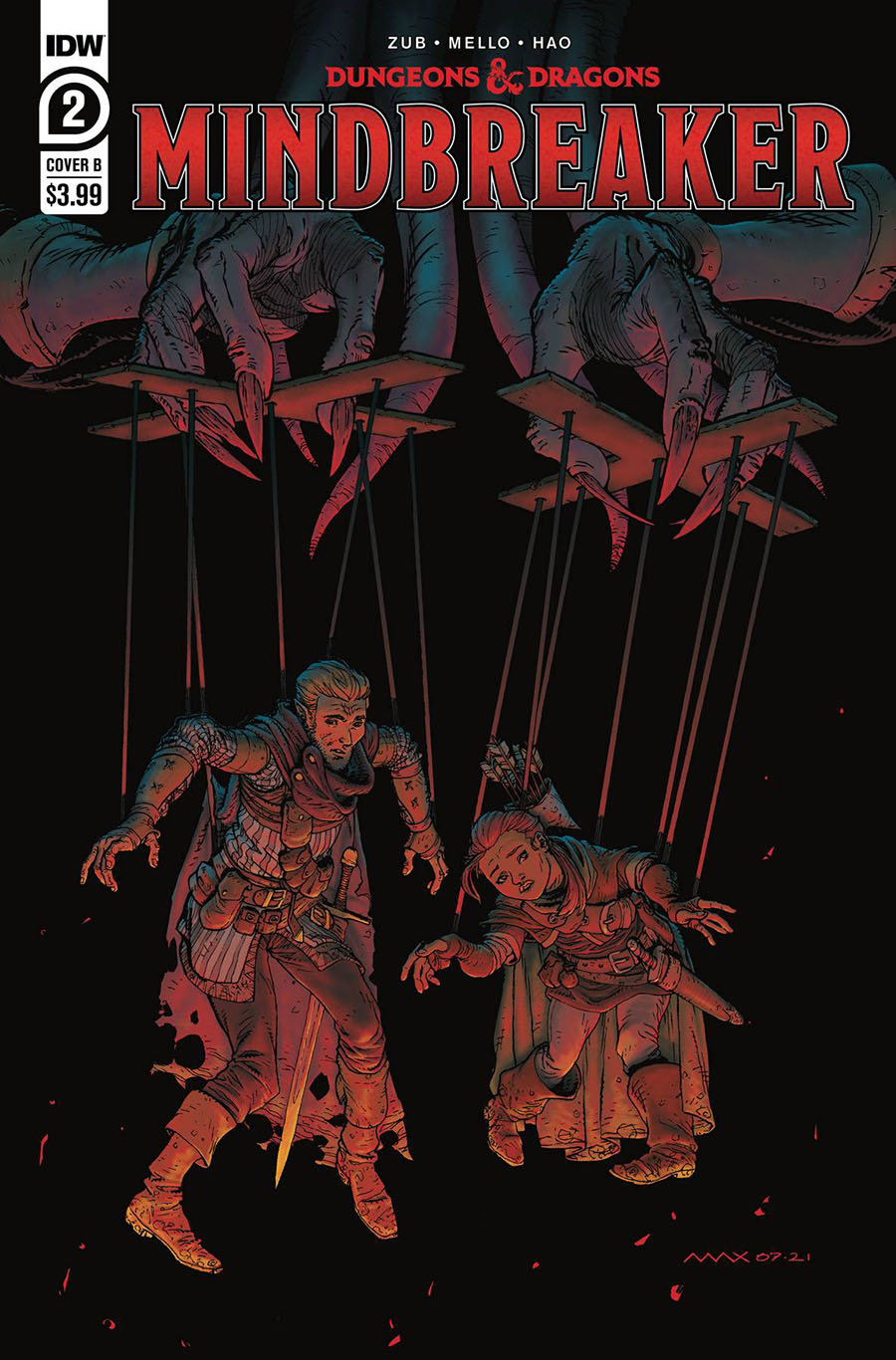 Dungeons & Dragons Mindbreaker #2 Cover B Variant Max Davenport Cover